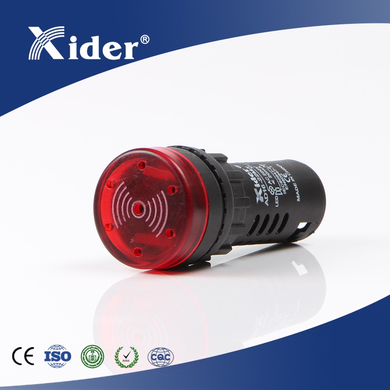AD16-22SM LED Pilot lamp/Signal Indicator with buzzer