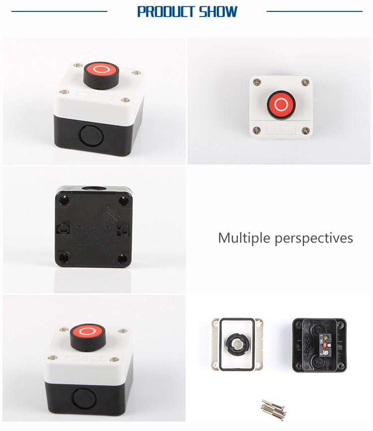 B112 mushroom head push button control Box,Push Button Switch