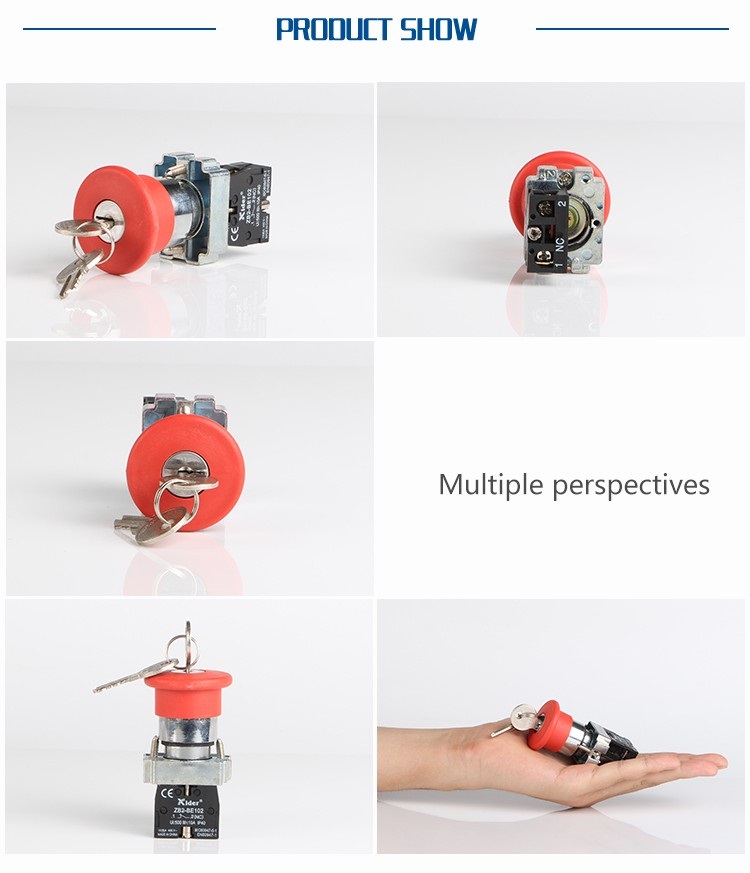 Emergency Mushroom Push Button Switch