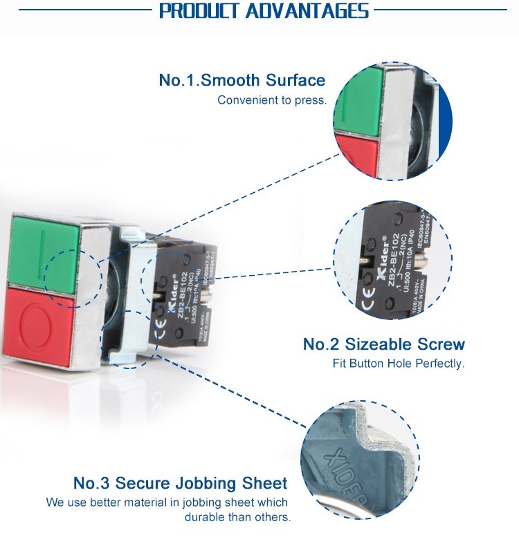 DB2-BW8425 Push Button Switch